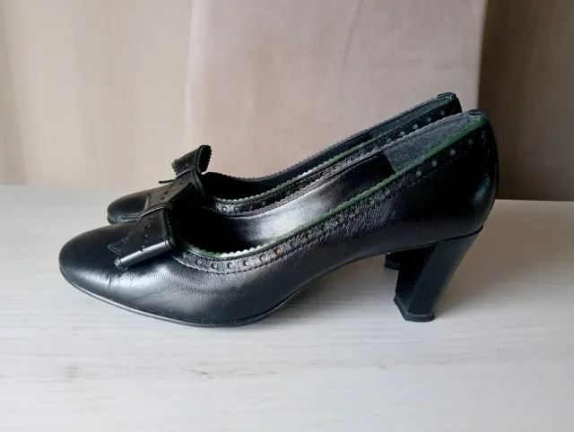 Zapatos de piel negros mujer Talla 40