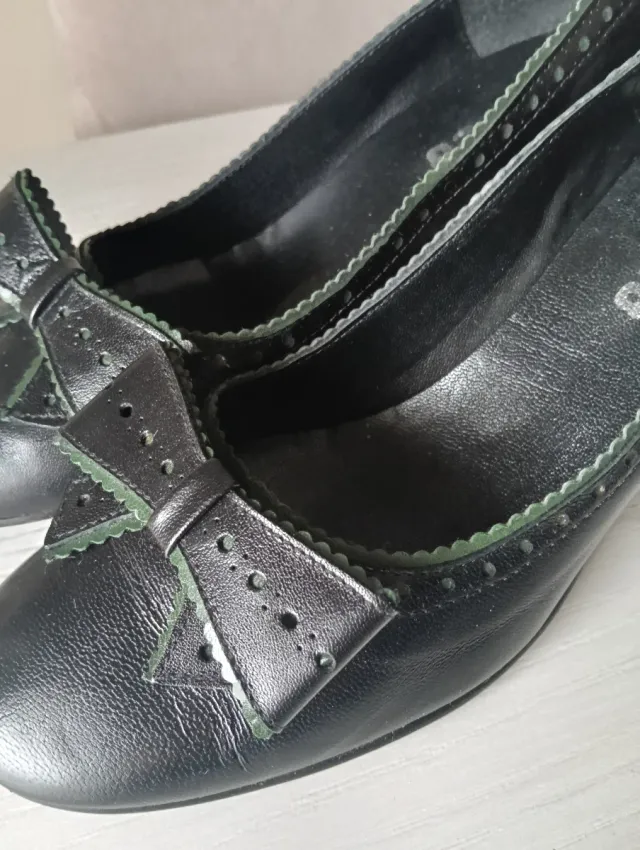 Zapatos de piel negros mujer Talla 40