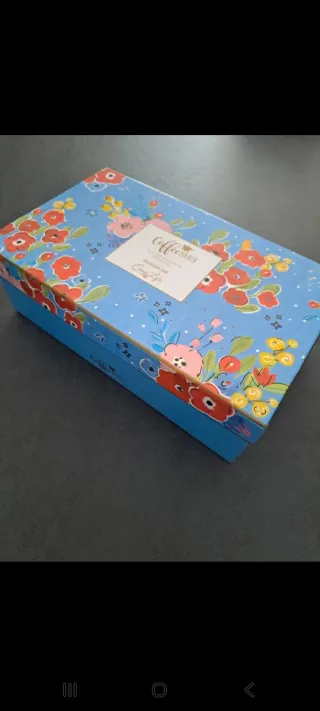 Set 2 Tazze e Piattino Fiori