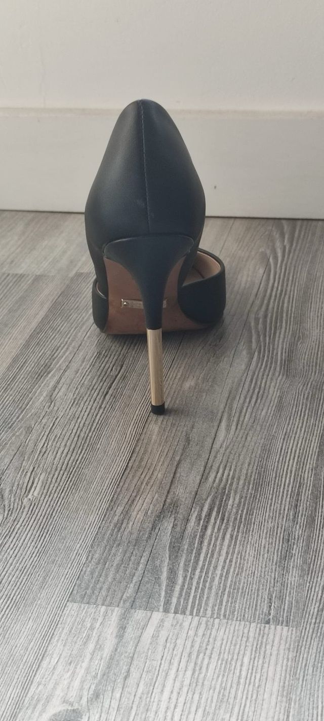 Zapatos Guess Marciano Negros Tacon Mujer