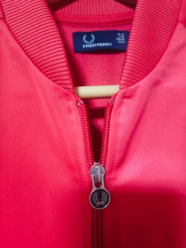 Chaqueta Fred Perry Rosa fucsia Mujer, nueva