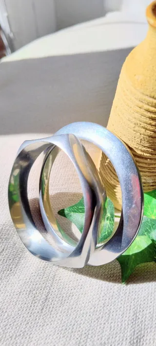 2 Pulseras "Plata"