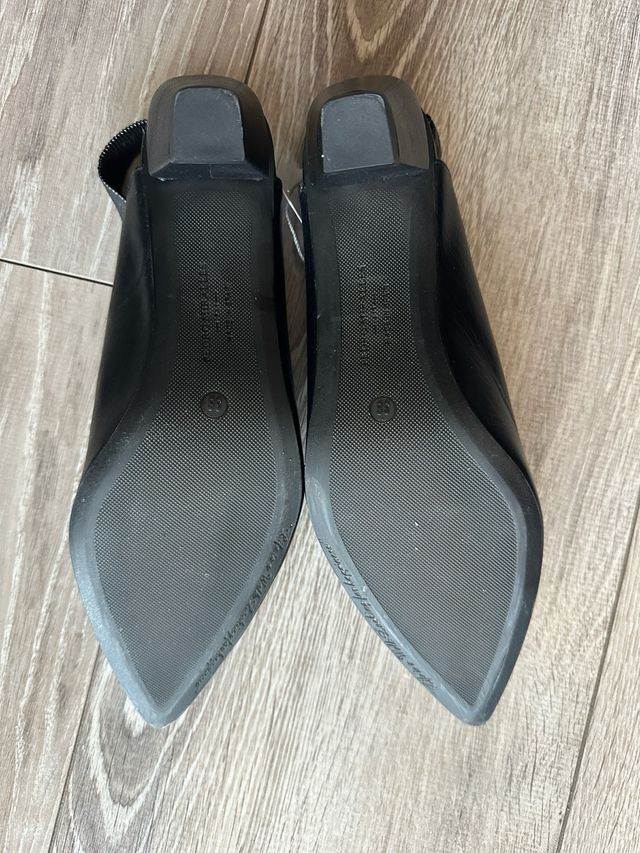 Pedro Miralles Zapatos Tacón Piel Negros