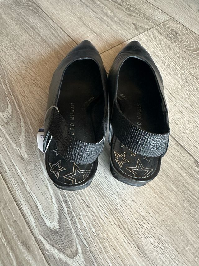 Pedro Miralles Zapatos Tacón Piel Negros