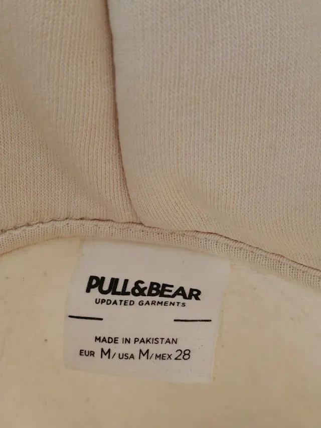 Sudadera Pull&Bear Blanca