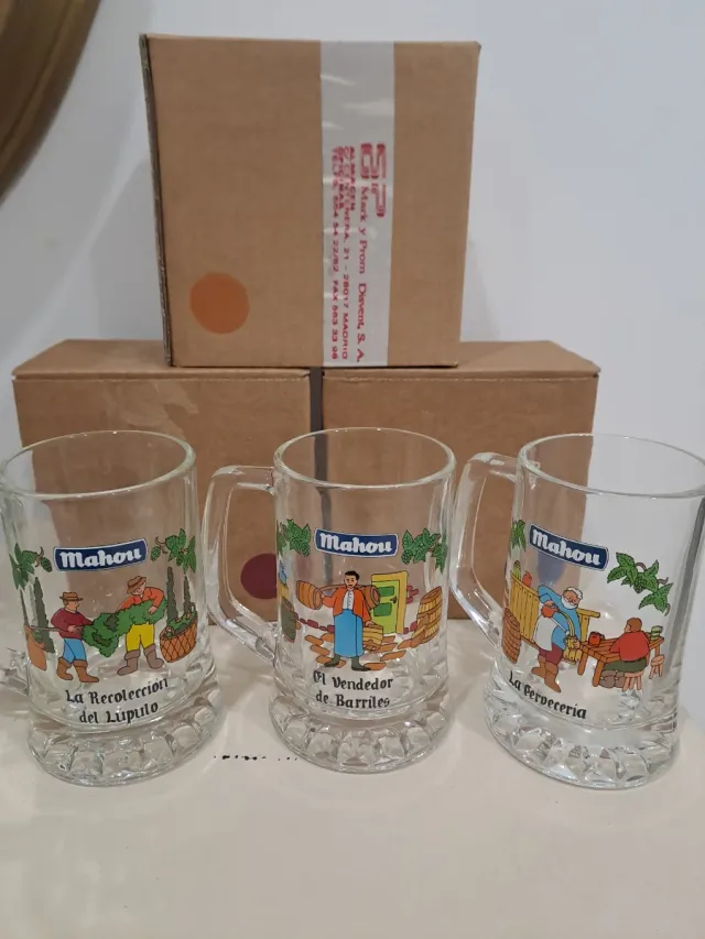 Set di tre brocche Mahou Collezione Il Venditore di Botti