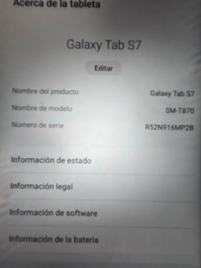 Samsung Galaxy Tab S7 128GB Rosa