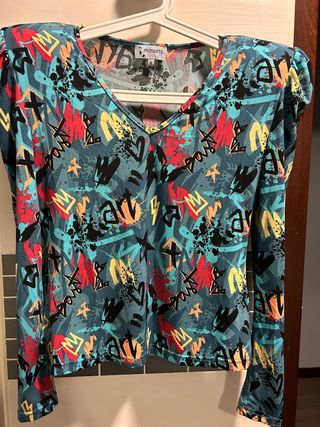 Camiseta Minueto Talla M Graffiti