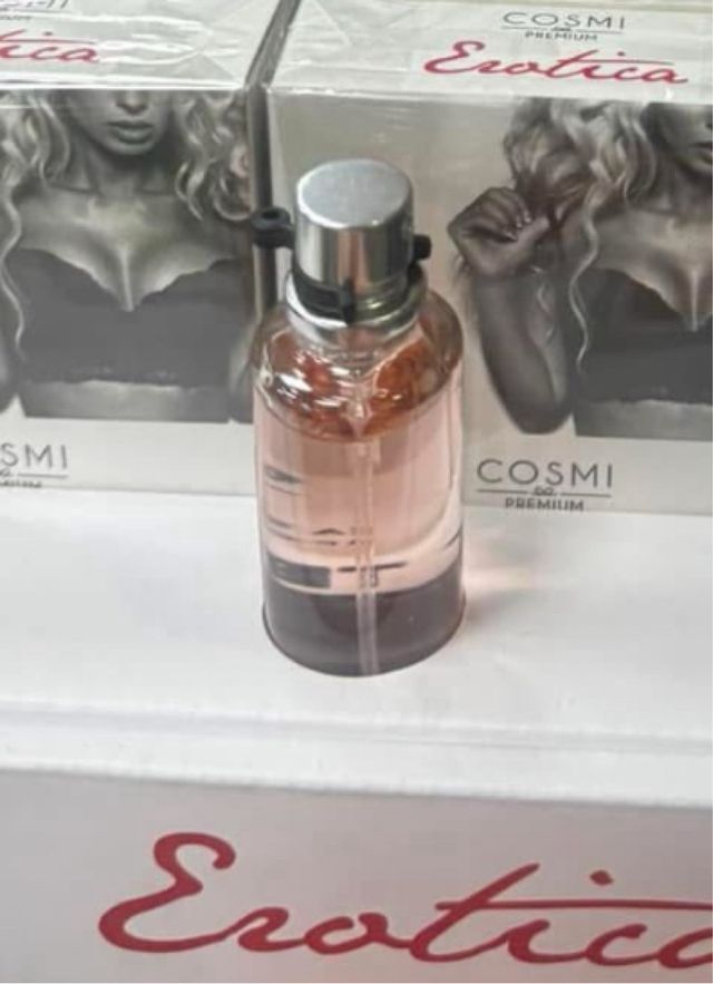 Perfume Cosmi Erotica 100ml 4 botes 2 mujer y 2 ho