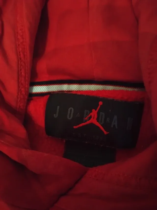Sudadera Jordan Roja con Logo