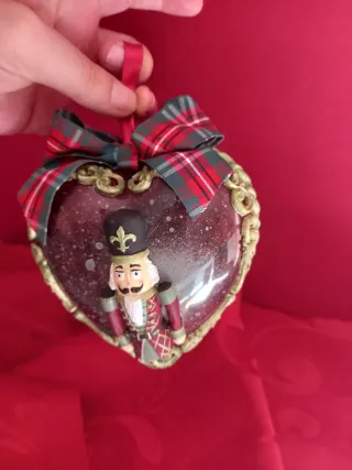 Decorazione Natalizia Cuore con Soldatino