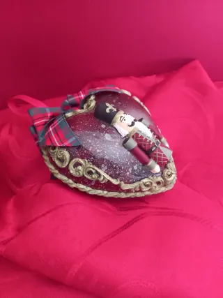 Decorazione Natalizia Cuore con Soldatino