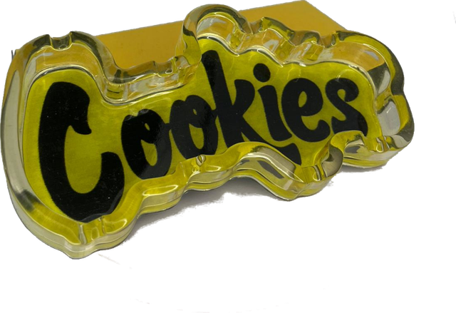 Cenicero Cookies Amarillo Acrílico Original