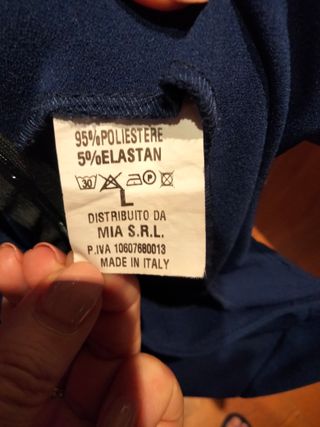 Vestito donna Made in Italy blu