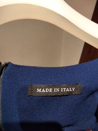 Vestito donna Made in Italy blu