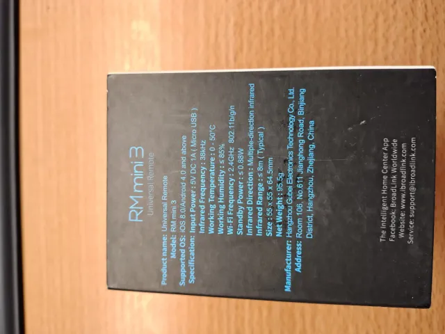 Broadlink RM mini 3 Telecomando Universale WiFi