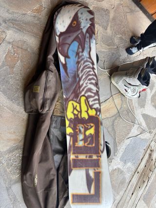 Tabla Snow Burton con Funda y fijaciones raiden