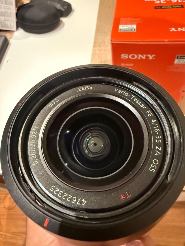 Objetivo Sony Zeiss FE 16-35mm F4