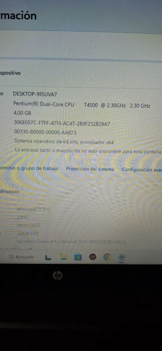 HP Pavilion G56 Portátil Negro