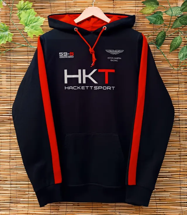 Sudadera Hackett x Aston Martin Racing Negra
