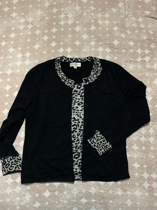 Chaqueta JAYRO PERIZ punto estampado leopardo