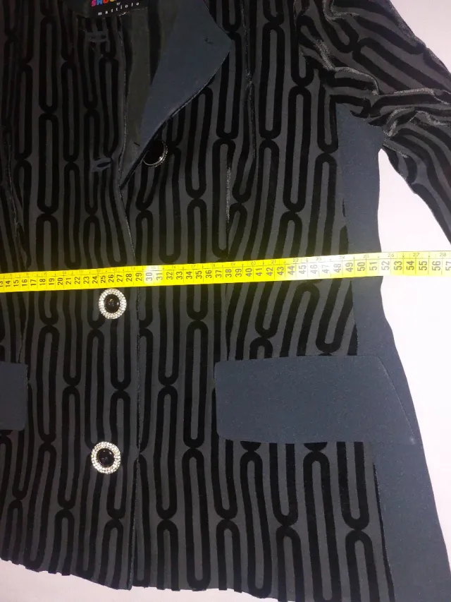 Tailleur elegante Mattiolo tg46-48 nero Shockingai