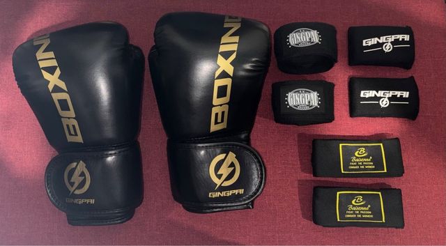 Guantes Boxeo 8 oz Negro