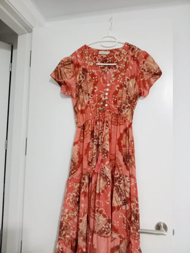 Vestido largo estilo bohemio