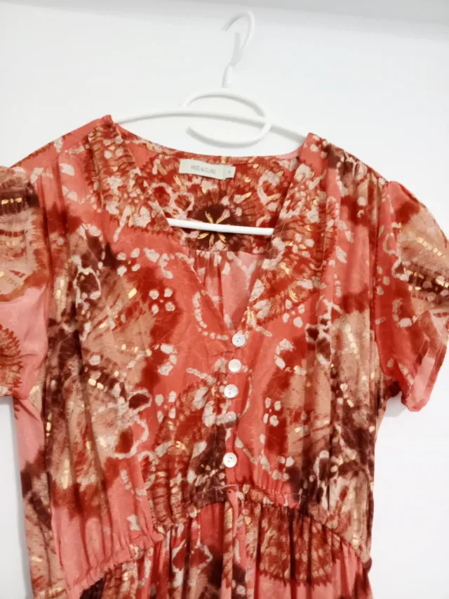 Vestido largo estilo bohemio