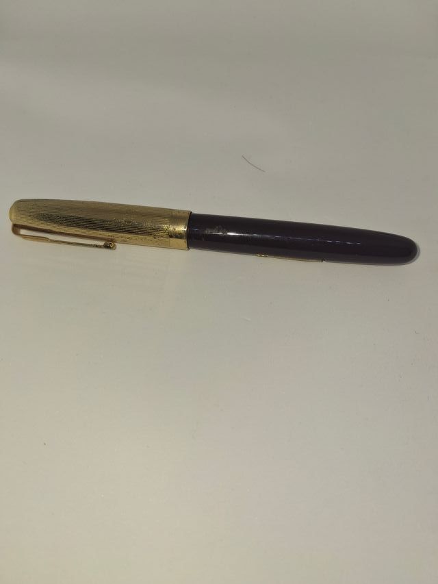 Pluma Waterman C/F (Cartridge/Fill) chapada en oro