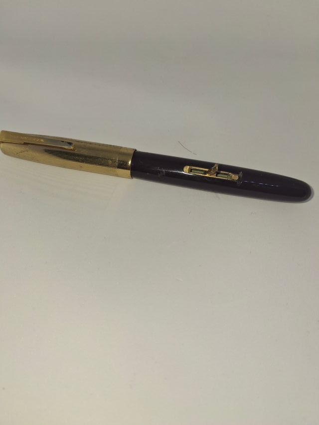 Pluma Waterman C/F (Cartridge/Fill) chapada en oro