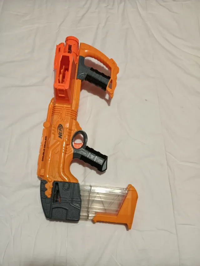Nerf Double Dealer Arma de Juguete Naranja