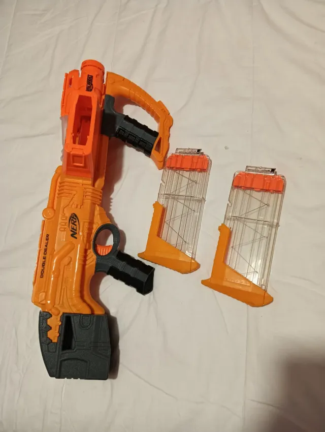 Nerf Double Dealer Arma de Juguete Naranja
