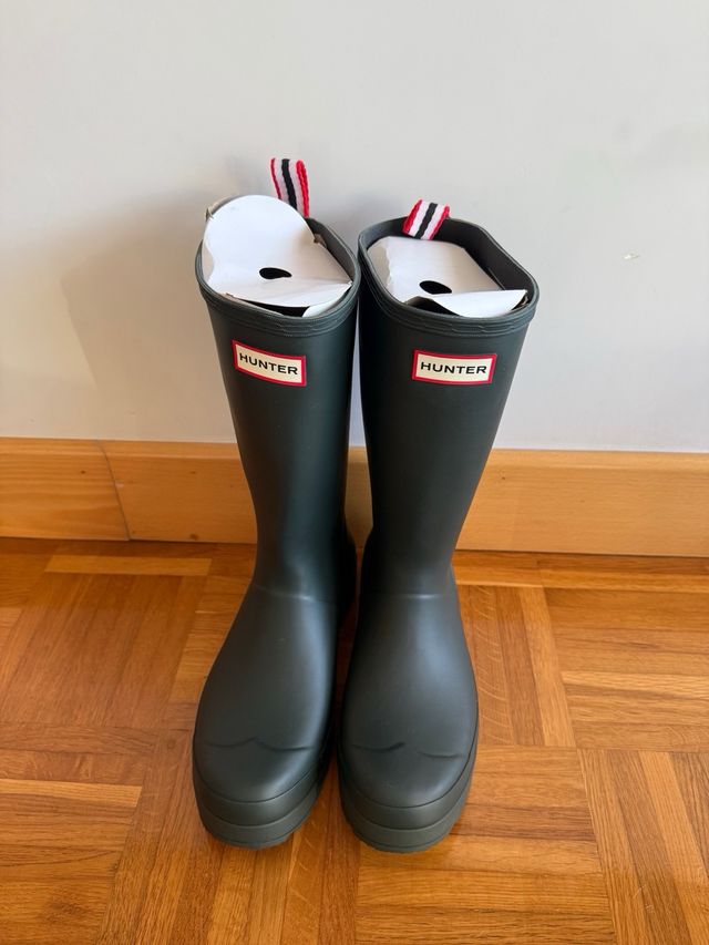Botas de agua Hunter verdes