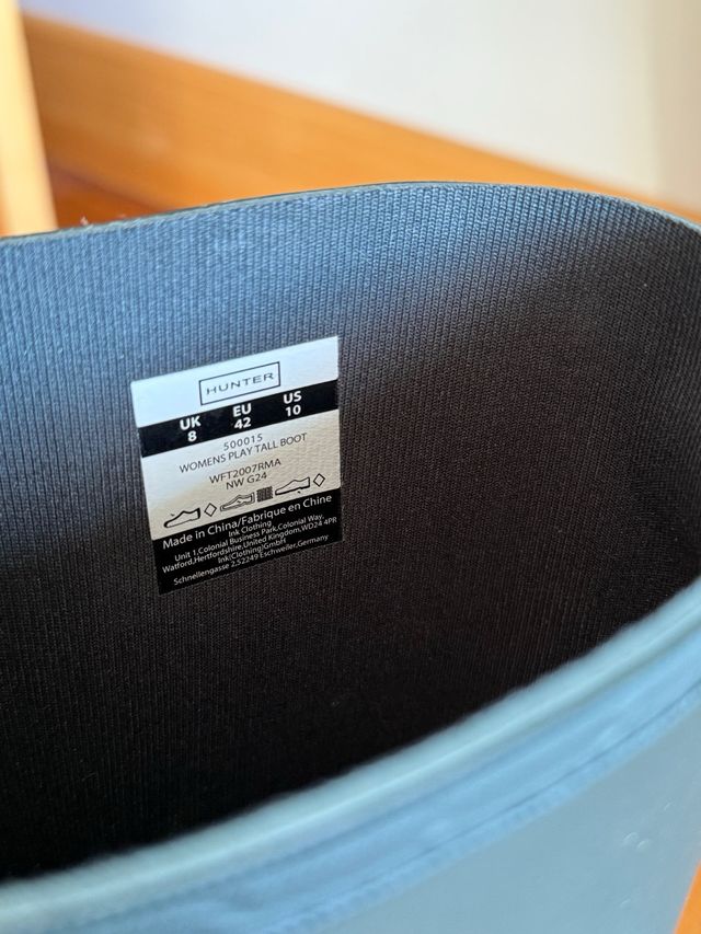 Botas de agua Hunter verdes