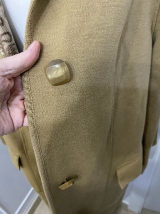 Abrigo reversible auténtico vintage