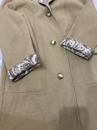 Abrigo reversible auténtico vintage