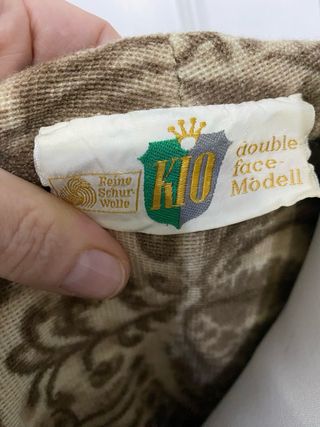 Abrigo reversible auténtico vintage