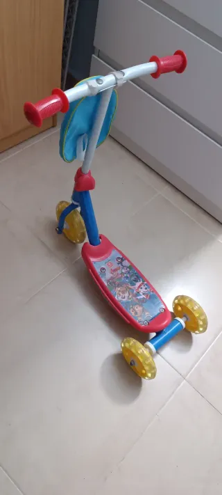 Patinete infantil 3 ruedas Patrulla Canina