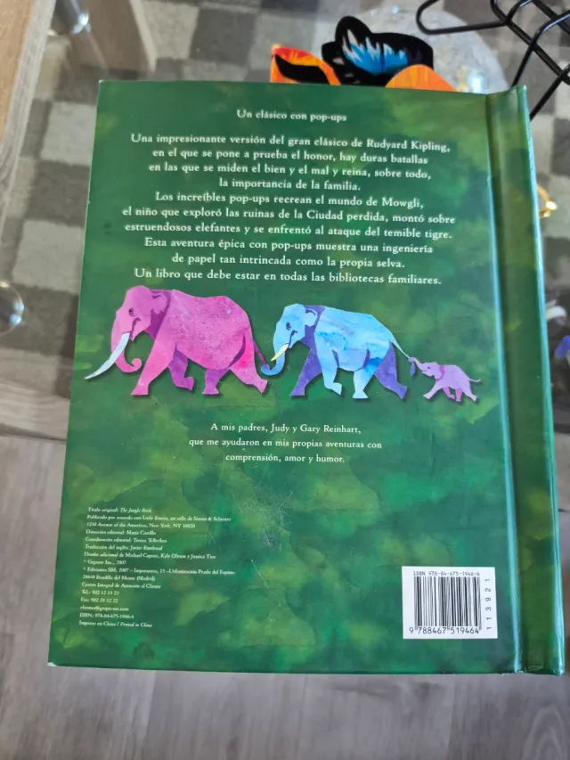 Libro de la selva en 3d