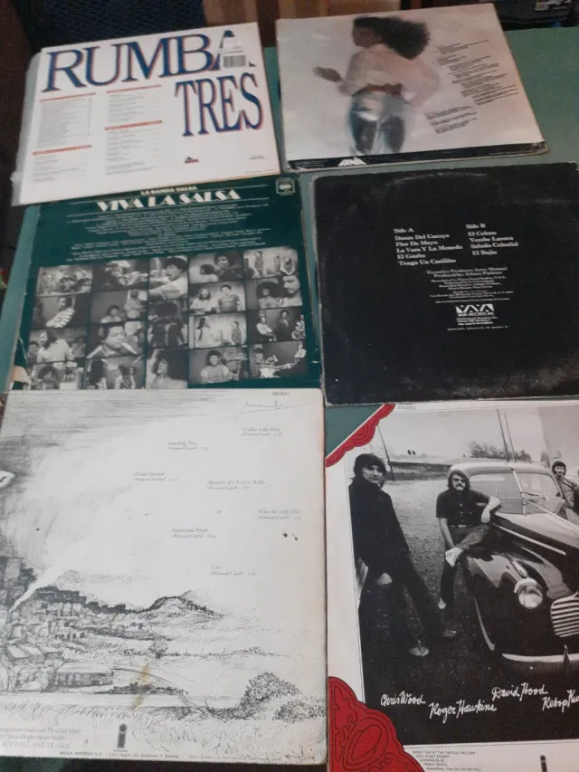 Lote 7 Vinilos LP Música Latina Salsa