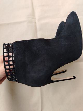 Stivaletti Sergio Rossi camoscio, TG.36