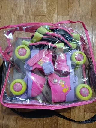 Patines y protecciones Minnie 3-4 años