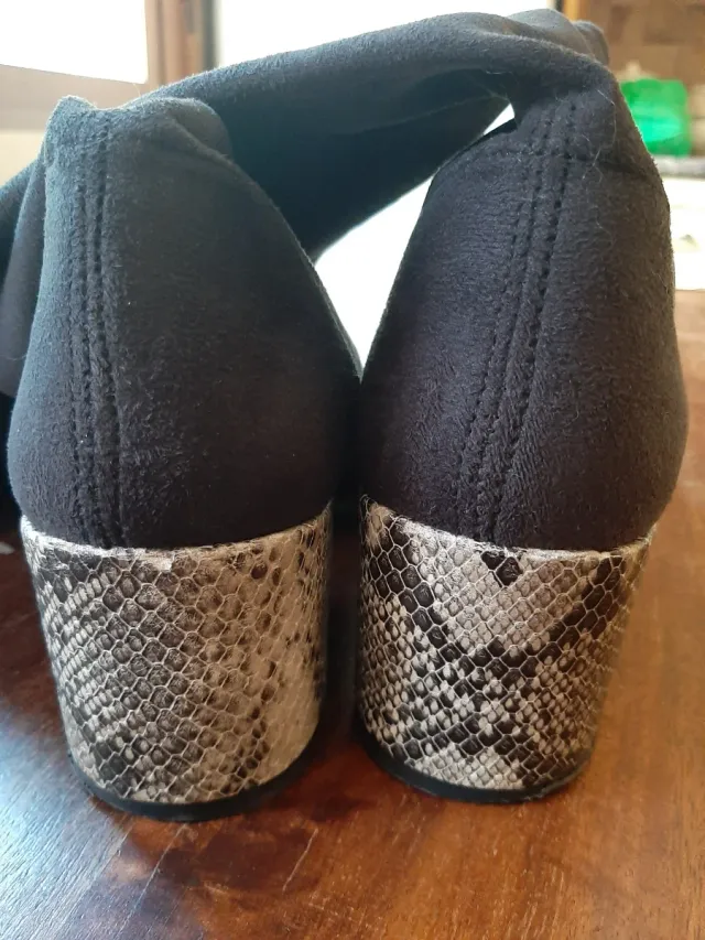 Botas elásticas Cuplé tacón serpiente