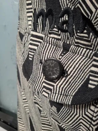 Falda Desigual tablas estampada