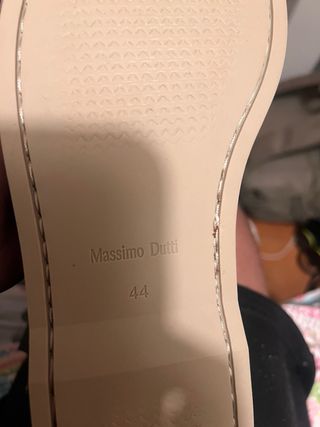 Zapato Massimo Dutti Talla 44 Marrón