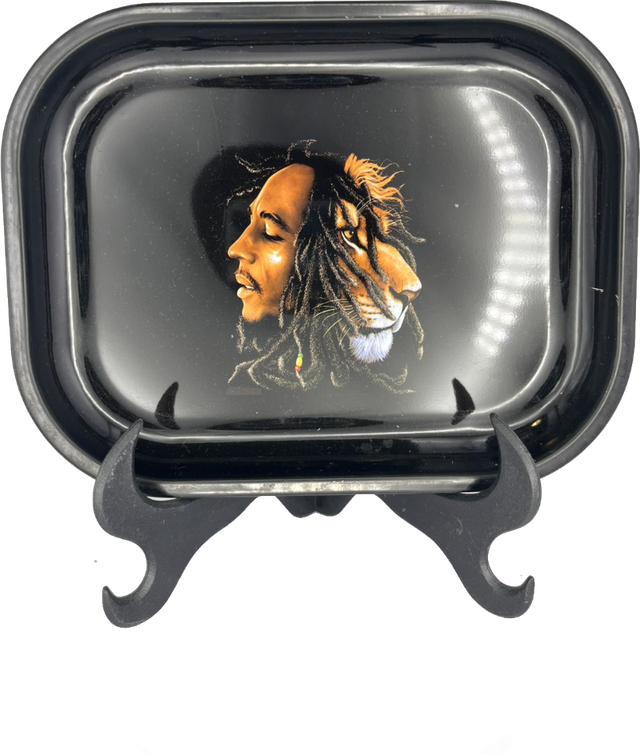 Bandeja decorativa Bob Marley y león