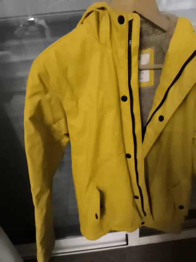 Chaquetón Zara Niños Amarillo Talla 140