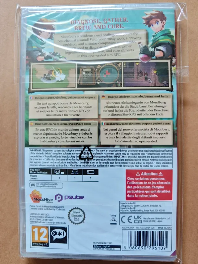 Potion Permit Nintendo Switch Lacrado