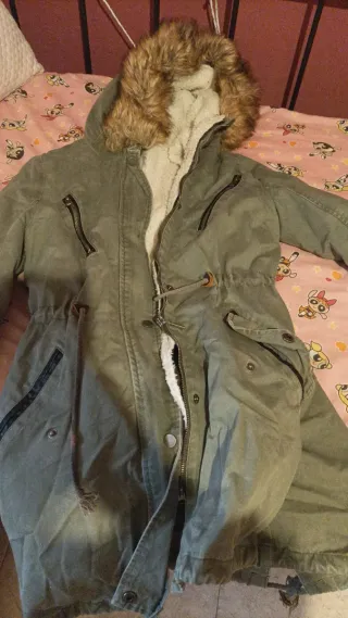 Chaquetón mujer forro pelo talla XS